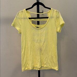 Chaser Light Yellow Short Sleeve Tee